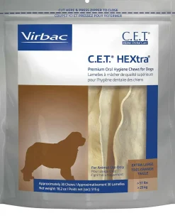 C.E.T. HEXtra Dental Chews for Large Dogs Over 50 lbs