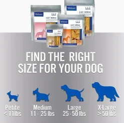 C.E.T. HEXtra Dental Chews for Large Dogs Over 50 lbs