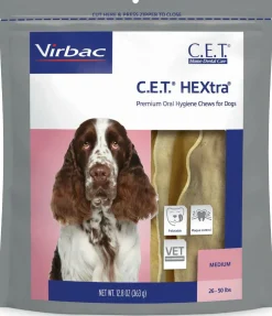 C.E.T. HEXtra Dental Chews for Medium Dogs 26-50 lbs