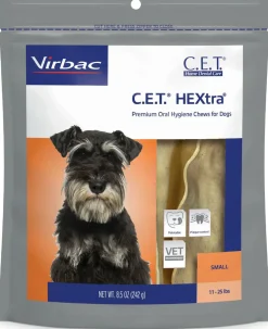 C.E.T. HEXtra Dental Chews for Small Dogs 11-25 lbs