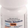 Cetirizine Hydrochloride 10mg (Manufacturer may vary) 100 Tablets