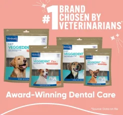 C.E.T. VeggieDent Flex + Joint Health for Large Dogs Over 66lbs