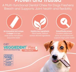 C.E.T. VeggieDent Flex + Joint Health for Large Dogs Over 66lbs