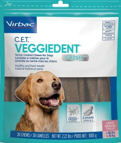 C.E.T. VeggieDent Fr3sh for Large Dogs Over 66 lbs