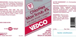 Chlorhexiderm Maxi Scrub 4% For Dogs, Cats & Horses (gallon), (Manufacturer may vary)