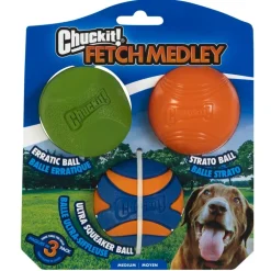 Chuckit! Fetch Medley Variety Triple Pack, Medium