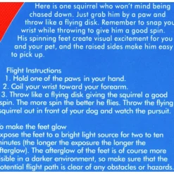 Chuckit! Flying Squirrel Toy for Dogs (color varies)