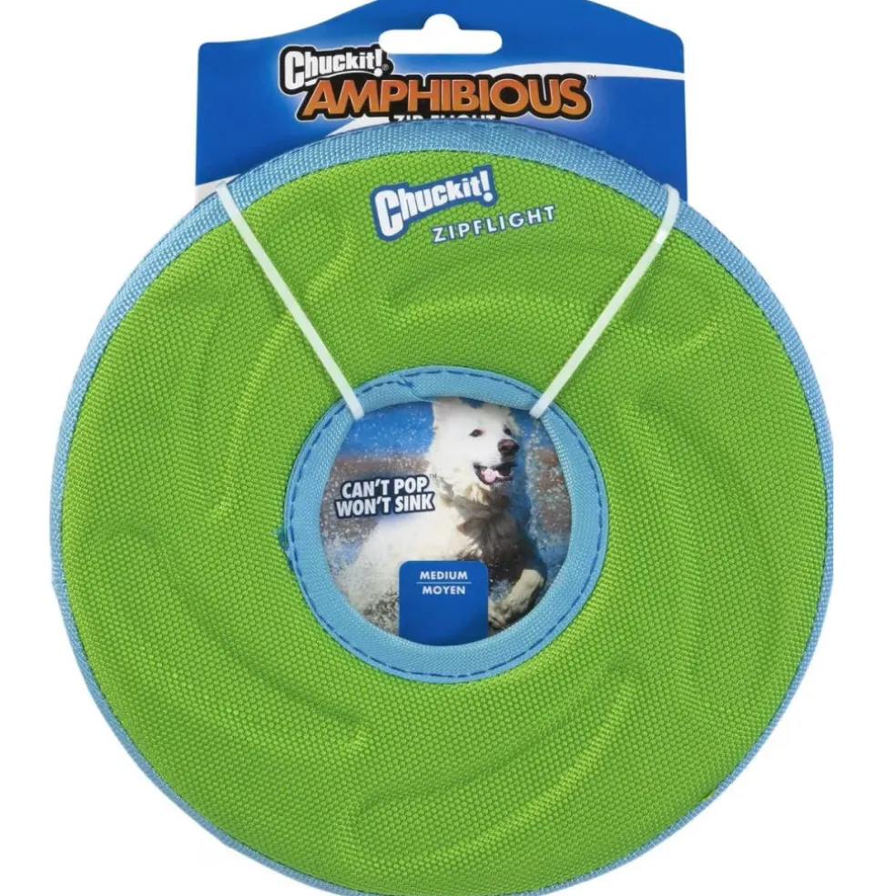 Chuckit! Zipflight Disc Toy For Dogs- Medium (color varies)