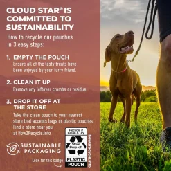 Cloud Star Dynamo Dog Tummy Soft Chews with Probiotic & Pumpkin, (14 oz)