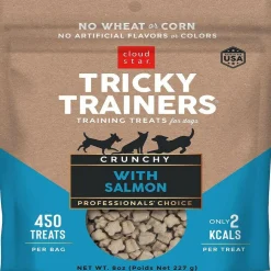 Cloud Star Tricky Trainers Crunchy Salmon Dog Treats (8 oz)
