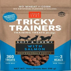 Cloud Star Tricky Trainers Soft & Chewy Salmon Dog Treats