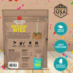 Cloud Star Wag More Bark Less Birthday Bites Soft Baked Peanut Butter & Honey Dog Treats (5 oz)