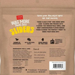 Cloud Star Wag More Bark Less Chewy Beef Cheeseburger Sliders Dog Treats (8 oz)