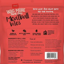 Cloud Star Wag More Bark Less Grain-Free Beef Meatball Bites Dog Treats (14 oz)