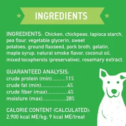 Cloud Star Wag More Bark Less Grain Free Soft Chews Chicken & Sweet Potato Dog Treats (5 oz)