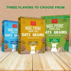 Cloud Star Wag More Bark Less Oats & Grains Chicken & Carrot Crunchy Dog Biscuits (3 lb)