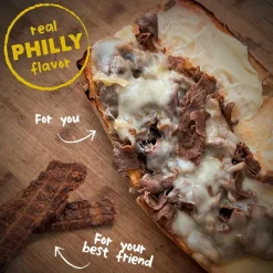 Cloud Star Wag More Bark Less Philly Cheesesteak Jerky Dog Treats (10 oz)