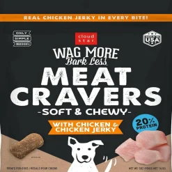 Cloud Star Wag More Bark Less Soft & Chewy Chicken Jerky Dog Treats (5 oz)