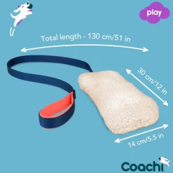 Coachi Tuggi Chase & Crinkle Dog Toy
