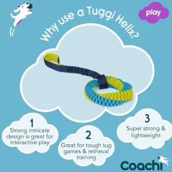 Coachi Tuggi Helix Dog Toy