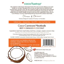 Cocotherapy Coco-Carnivore Meatballs Coconut Freeze Dried Dog Treats, 2.5-oz