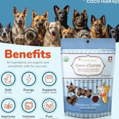 Cocotherapy Coco-Charms Training Treats for Dogs & Puppies, 5-oz