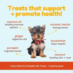 Cocotherapy Coco-Charms Training Treats for Dogs & Puppies, 5-oz