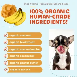 Cocotherapy Coco-Charms Training Treats for Dogs & Puppies, 5-oz