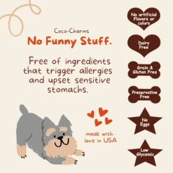 Cocotherapy Coco-Charms Training Treats for Dogs & Puppies, 5-oz