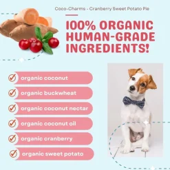 Cocotherapy Coco-Charms Training Treats for Dogs & Puppies, 5-oz