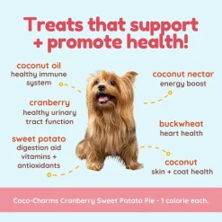 Cocotherapy Coco-Charms Training Treats for Dogs & Puppies, 5-oz