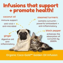 Cocotherapy Coco-Gold USDA Certified Organic Coconut Oil infused with Organic Turmeric and Organic Ginger, 7.5-oz