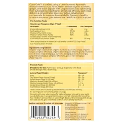 Cocotherapy Coco-Gold USDA Certified Organic Coconut Oil infused with Organic Turmeric and Organic Ginger, 7.5-oz