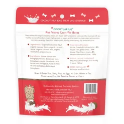 Cocotherapy Coco-Milk Bones Biscuit Organic Coconut Treat for Dogs, 6-oz