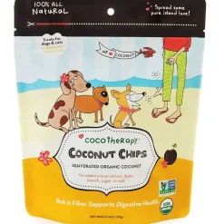 Cocotherapy Coconut Chips Raw Coconut for Dogs, Cats & Birds, 6-oz