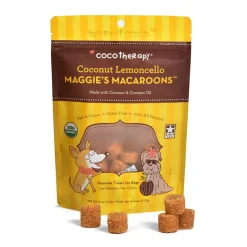 Cocotherapy Maggie's Macaroons Coconut Organic Coconut Treat for Dogs, 4-oz