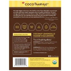 Cocotherapy Maggie's Macaroons Coconut Organic Coconut Treat for Dogs, 4-oz