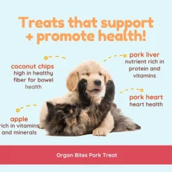 Cocotherapy Organ Bites! Raw Organ Meat Treat for Dogs and Cats, 3-oz