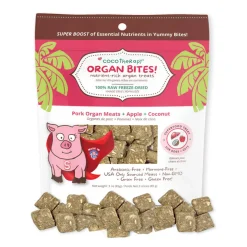 Cocotherapy Organ Bites! Raw Organ Meat Treat for Dogs and Cats, 3-oz