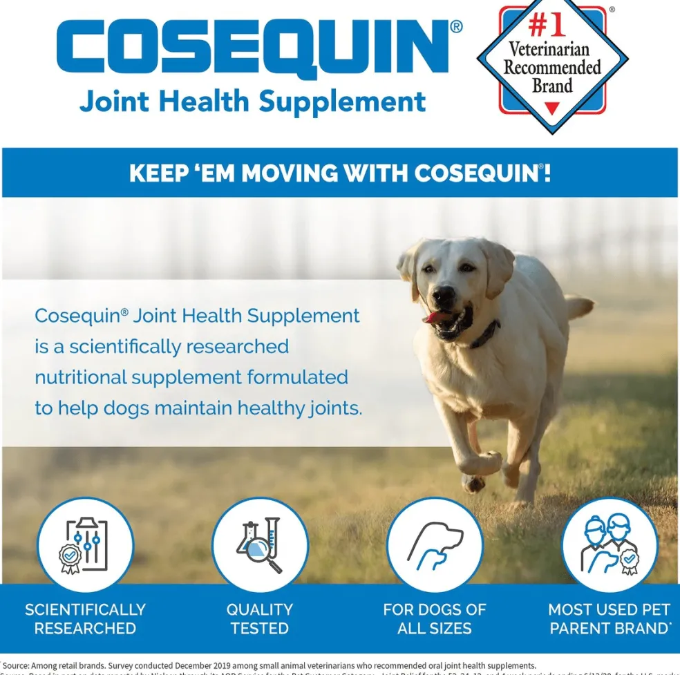 Cosequin® Maximum Strength With MSM PLUS Omega-3s