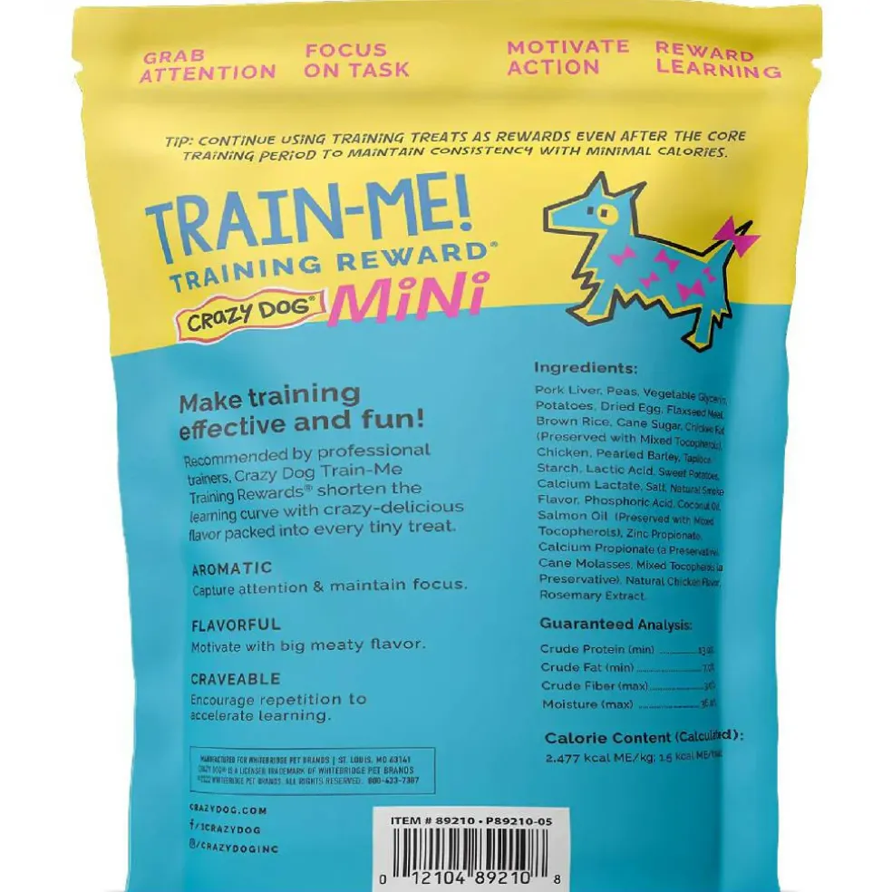 Crazy Dog Train-Me! Training Treat Minis Chicken Flavor (10 oz)