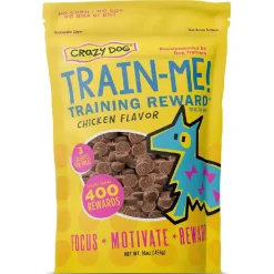 Crazy Dog Train-Me! Training Treats Chicken Flavor For Dogs (16 oz)