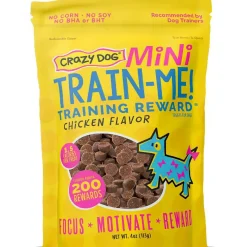 Crazy Dog Train-Me! Training Treat Minis Chicken Flavor For Dogs (4 oz)