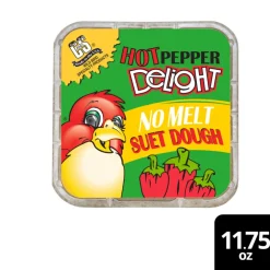 C&S Hot Pepper Delight No Melt Suet Dough for Wild Birds (11.75 oz)