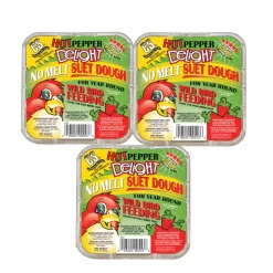C&S Hot Pepper Delight No Melt Suet Dough for Wild Birds (11.75 oz)