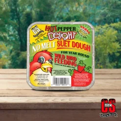 C&S Hot Pepper Delight No Melt Suet Dough for Wild Birds (11.75 oz)