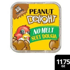 C&S Peanut Delight No Melt Suet Dough for Wild Birds (11.75 oz)