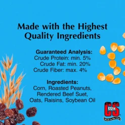 C&S Woodpecker Suet Nuggets Wild Bird Food (27 oz)