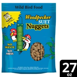 C&S Woodpecker Suet Nuggets Wild Bird Food (27 oz)