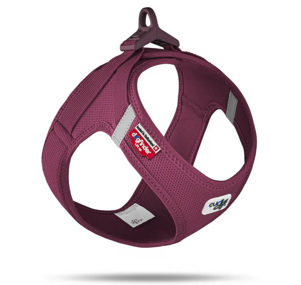 Curli Vest Harness curli Clasp Air-Mesh Ruby